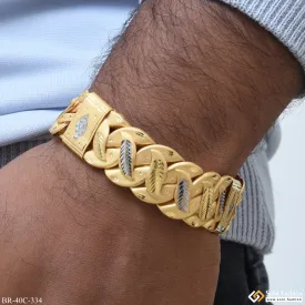 1 Gram Gold Forming Pokal Attention-getting Design Bracelet For Men - Style C334