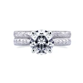 1.5ct Moissanite Valentina Bridal Set