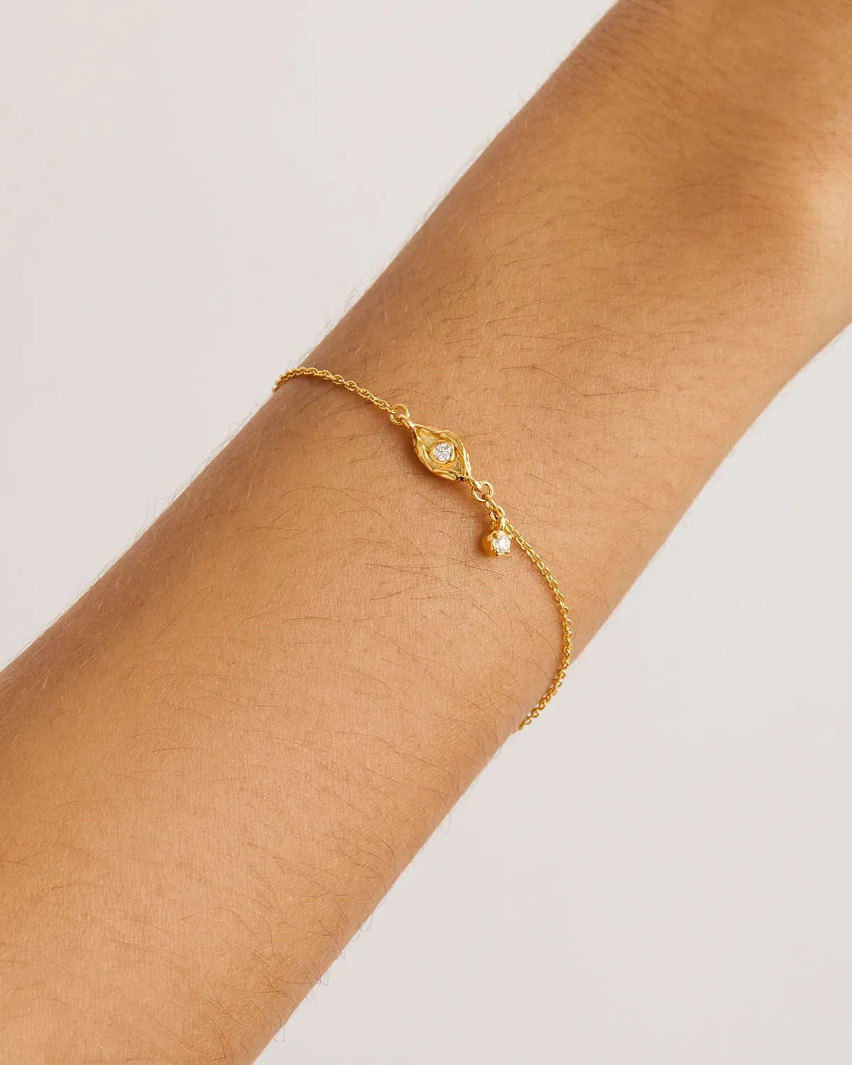 18k Gold Vermeil I am Protected Bracelet