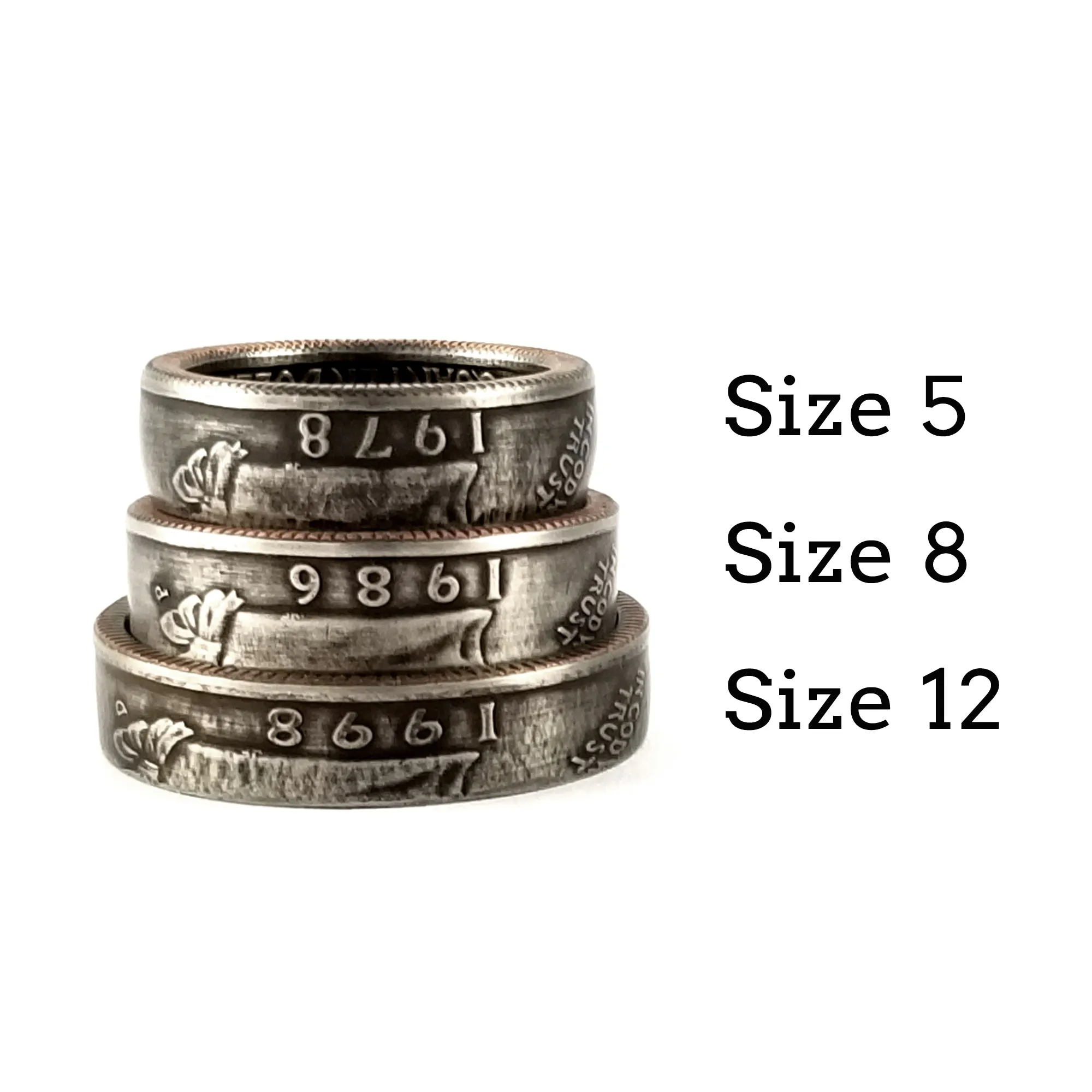 1981 Washington Quarter Coin Ring