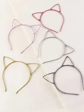 5pc Cat Ear Hair Hoop