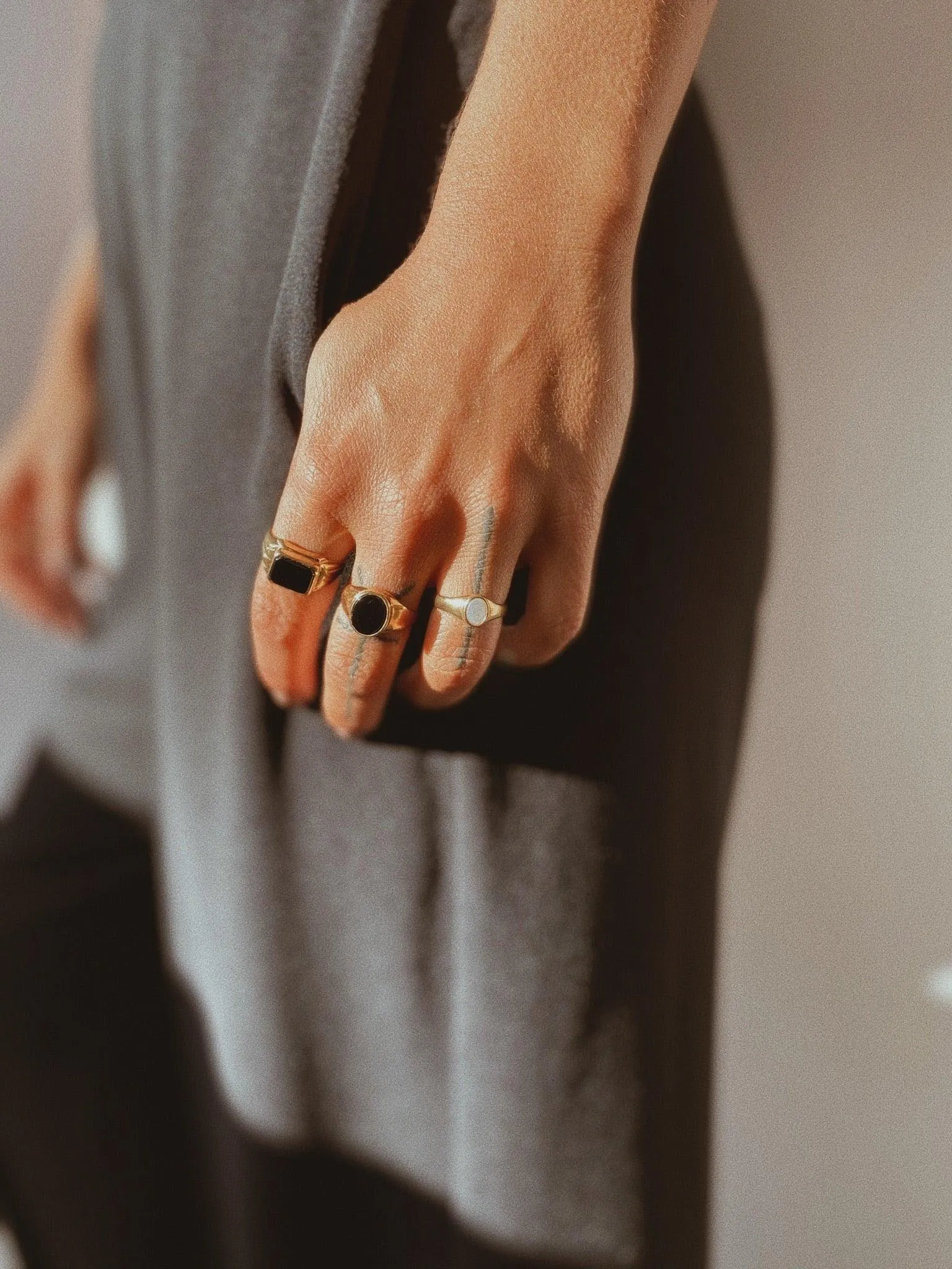 Amber Signet Ring