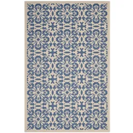 Ariana Vintage Floral Trellis Indoor and Outdoor Area Rug