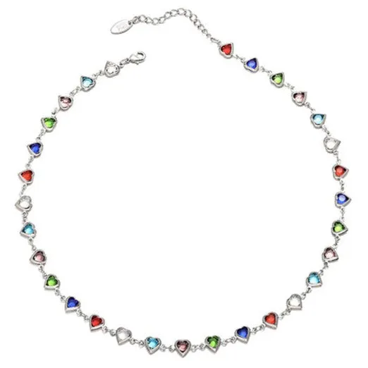 Candy Chain Heart Shape Necklace Bracelet (Purchase Individually)