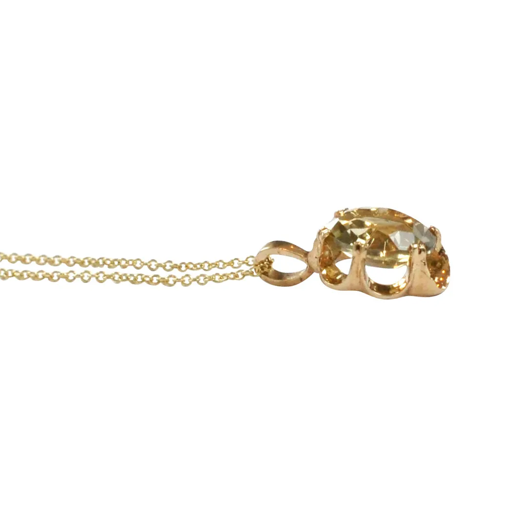 Citrine Pendant Necklace