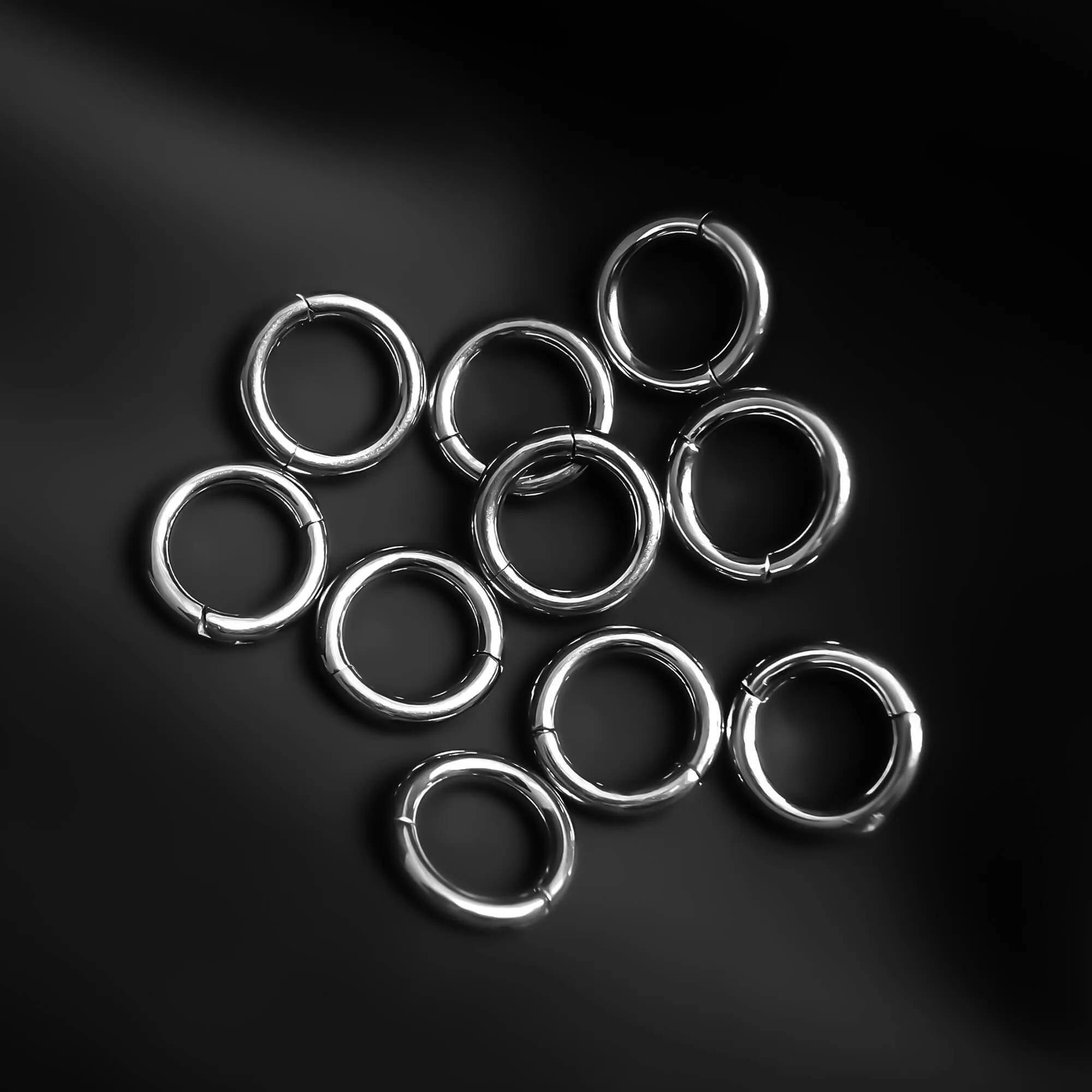 Classic Ring Stack in Steel