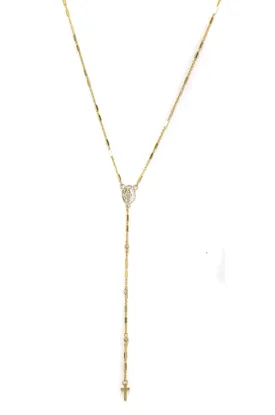 Cross Necklace - 18k Gold Plated