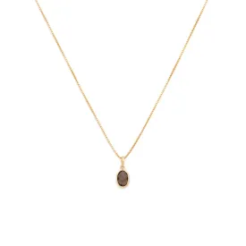 Evelyn Necklace - Smoky Quartz