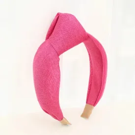 Exaggerated Knot Headband (Pink)