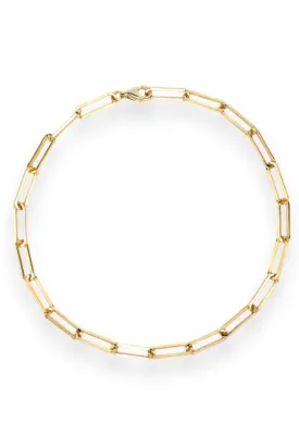 Gold Link Chain Bracelet