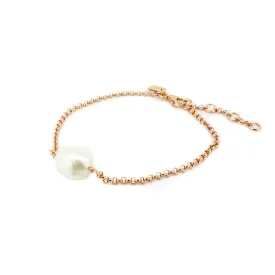 Keshi Pearl Bracelet Rose Gold