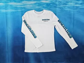 Ladies Blue Fade Long Sleeve Tee