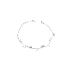 Leaf Cubic Zirconia Bracelet