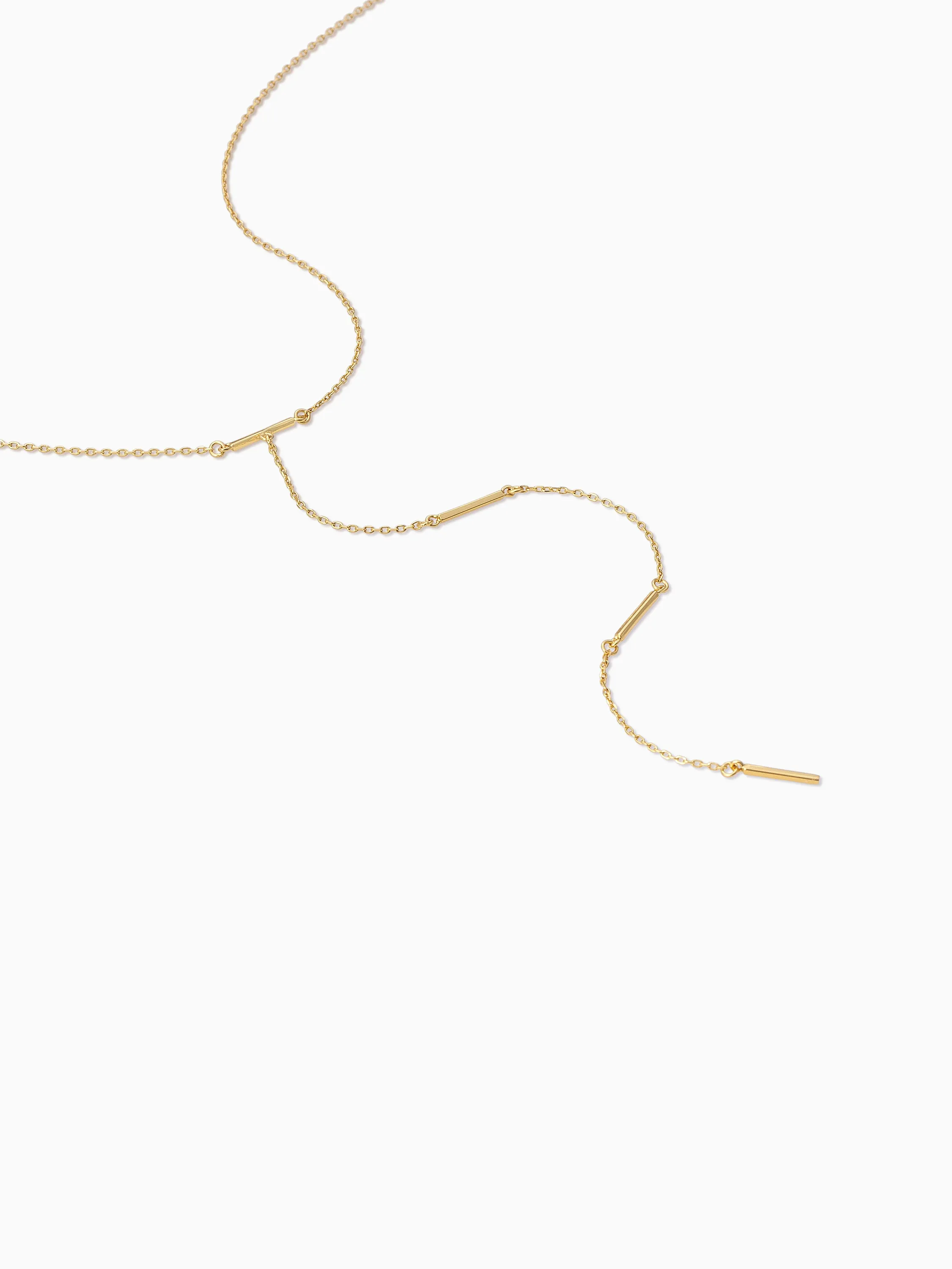 Levels Lariat Vermeil Necklace