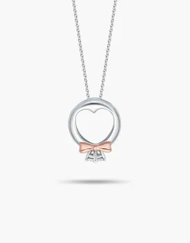 LVC Charmes Bow Mini Ring Diamond Pendant