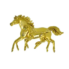 Mare & Foal Brooch