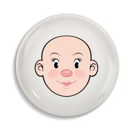 MRS. FOOD FACE ART PLATE