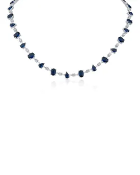 Multi CZ Collar Necklace