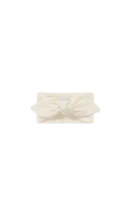 Organic Cotton Fine Rib Lilian Headband - Lily Fleck