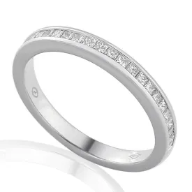 Princess channelsetting diamondring