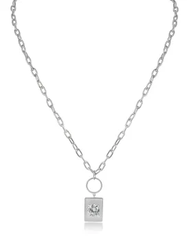 Rectangle Charm Necklace