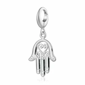 Silver Fatima Hand Charm