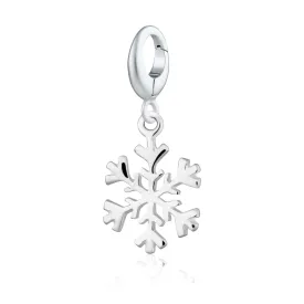 Silver Snowflake Charm