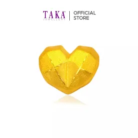 TAKA Jewellery 999 Pure Gold Charm Heart